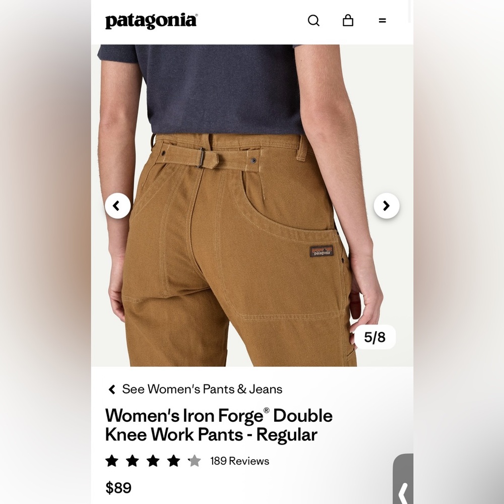 Patagonia Brown Women's Straight Leg Pants